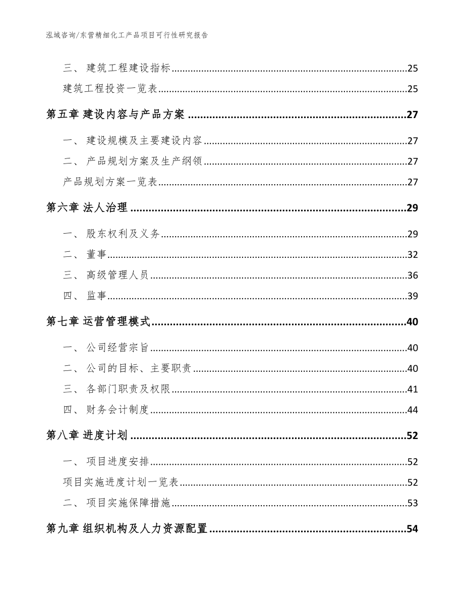 东营精细化工产品项目可行性研究报告模板范文_第2页