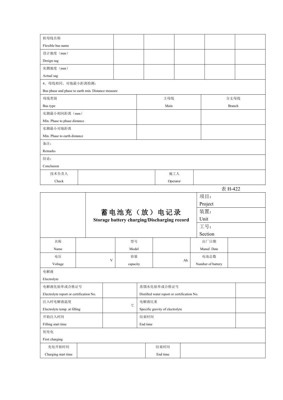 电气仪表工程安装调试记录(DOC57页)_第2页