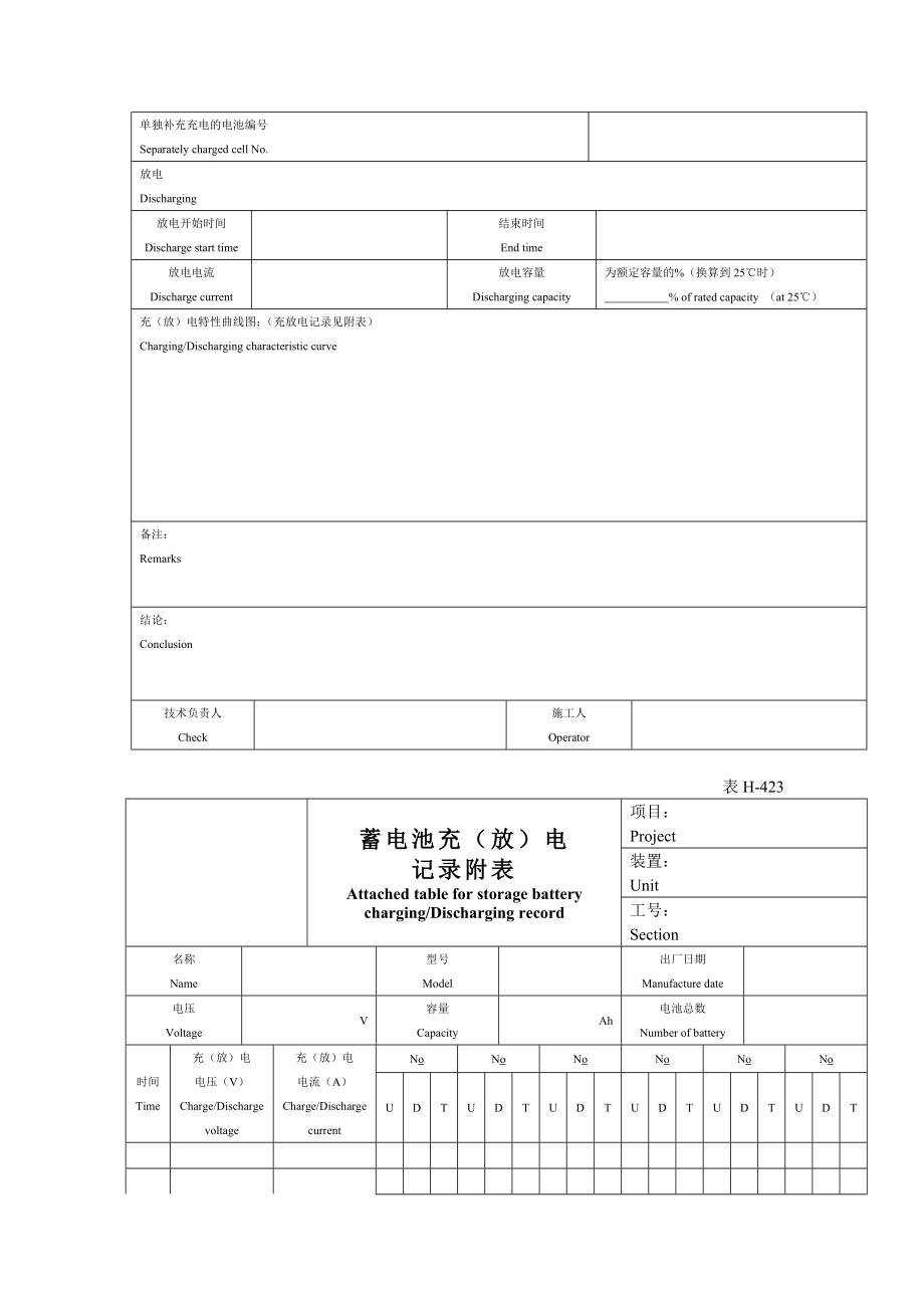 电气仪表工程安装调试记录(DOC57页)_第3页