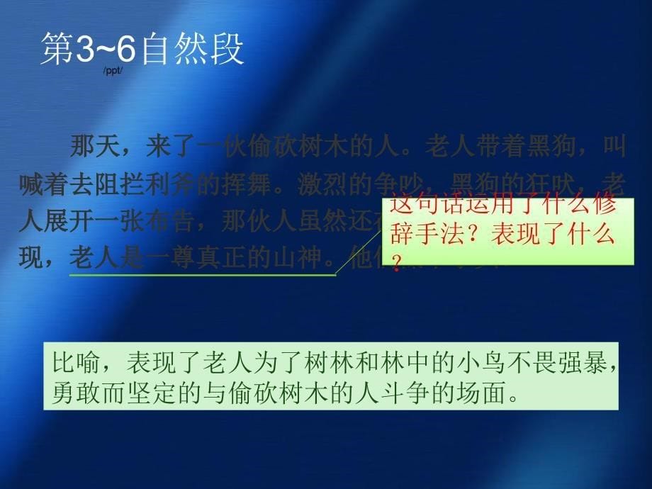 五年级语文上册第四单元小鸟和守林老人课件1湘教版湘教版小学五年级上册语文课件_第5页