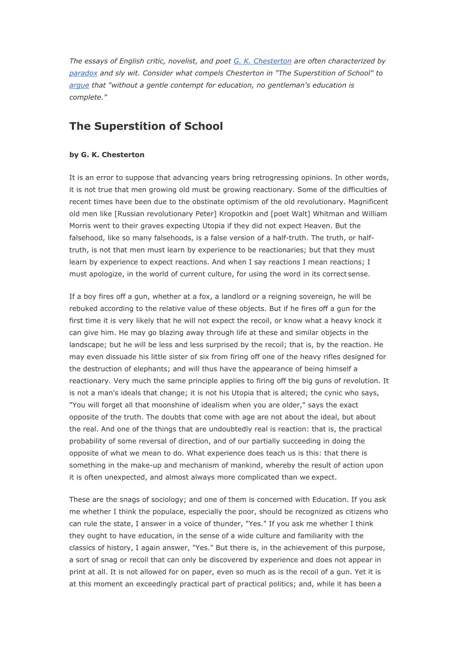 TheSuperstitionofSchool(最新整理)_第1页