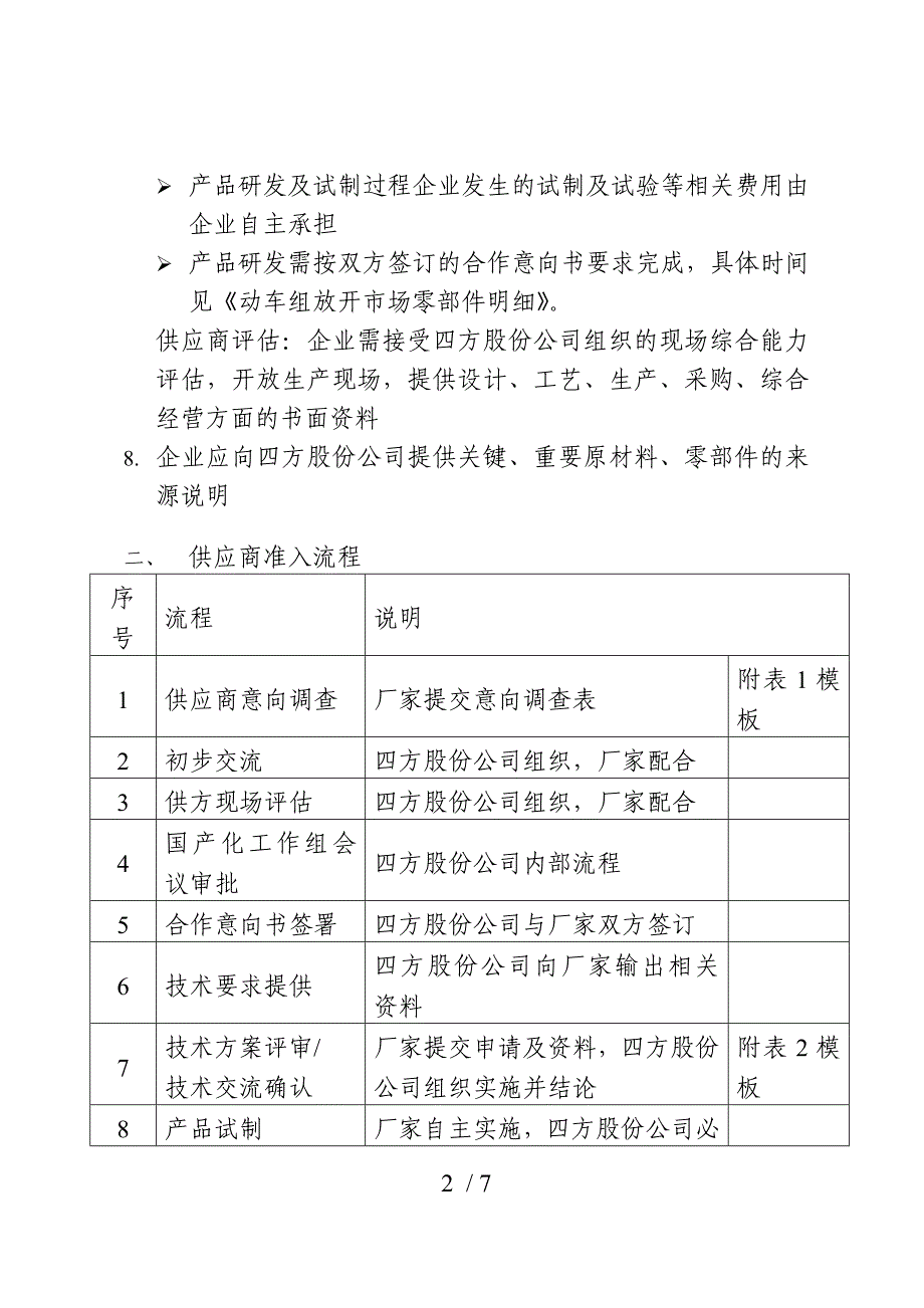 动车组零部件放开市场供应商资质及扩展工作流程_第2页