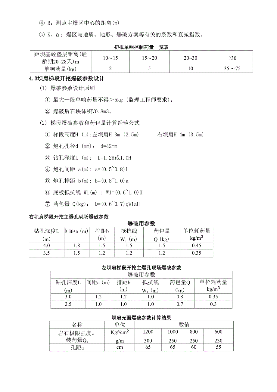 招徕河碾压砼双曲拱坝坝基石方开挖施工技术_第4页