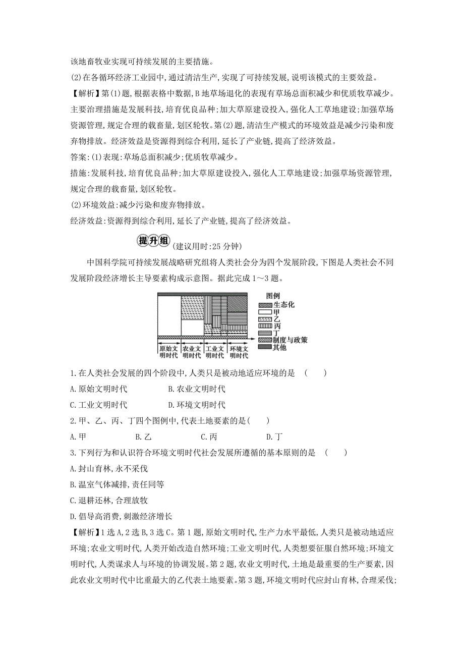 精修版高考地理总复习人教通用习题：课时提升作业 二十五 11 Word版含答案_第5页