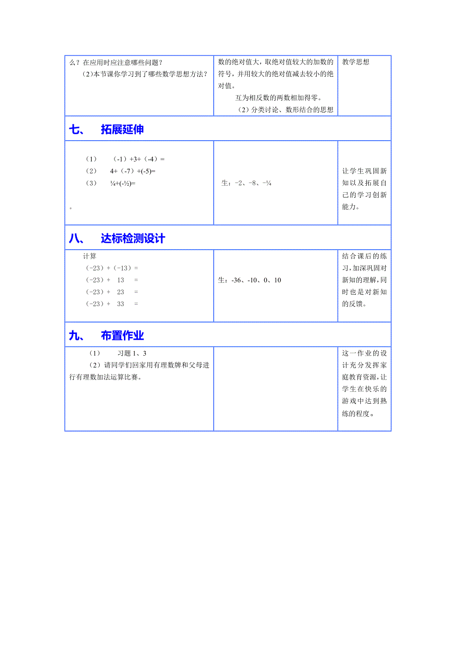 《有理数的加法》教学设计_第4页