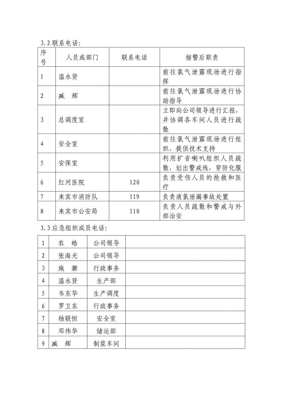 2023年氯气泄露应急预案_第5页