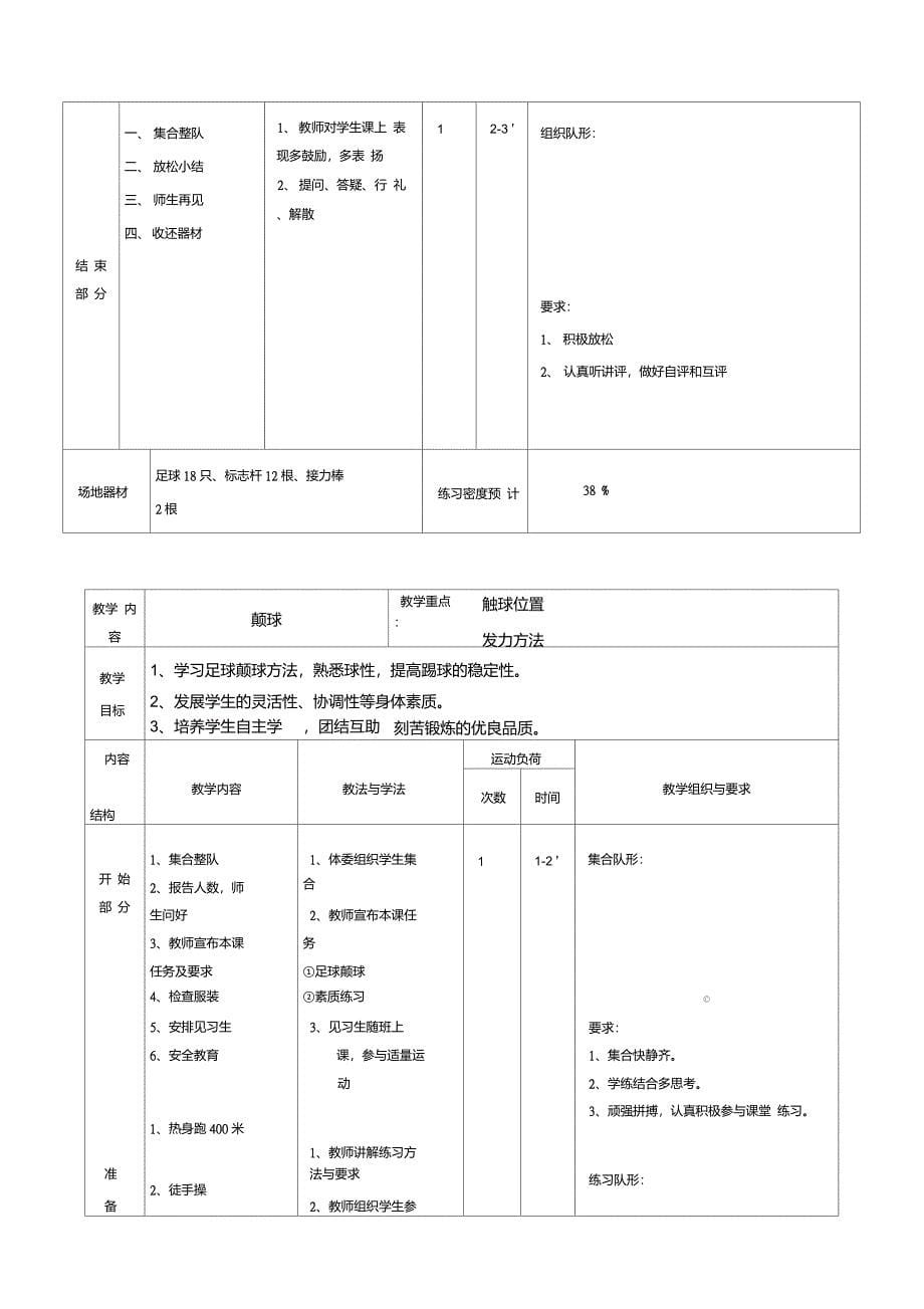 校园足球教案_第5页