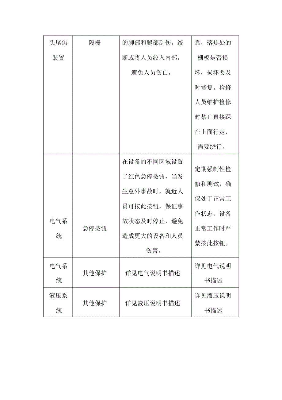 推焦机中安全保护装置及注意事项_第3页