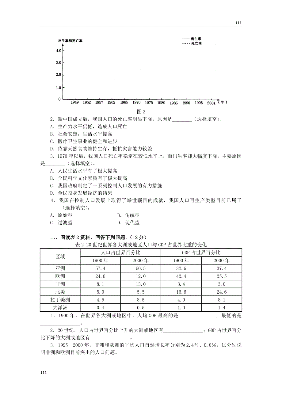 高中地理《城市与城市化》同步练习2（人教版必修2）_第4页