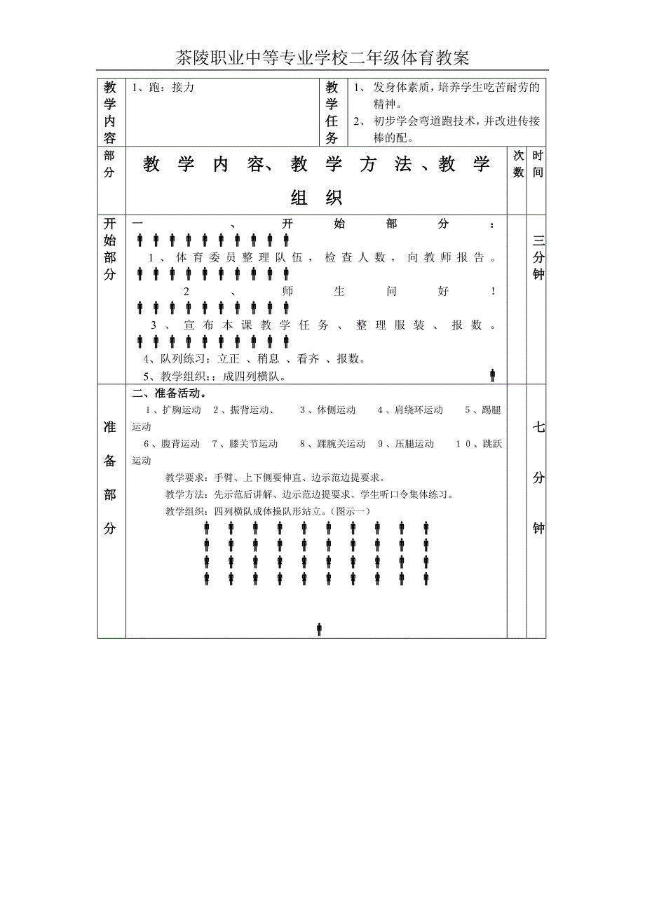 二年级体育教案 .doc_第1页