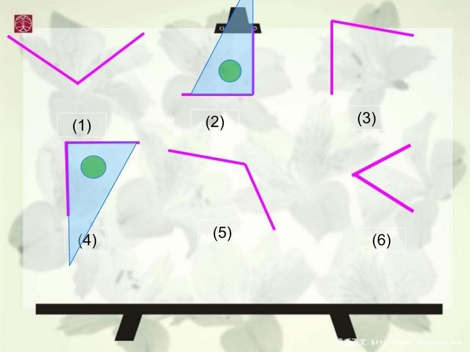 二年级数学下册锐角和钝角课件_第5页