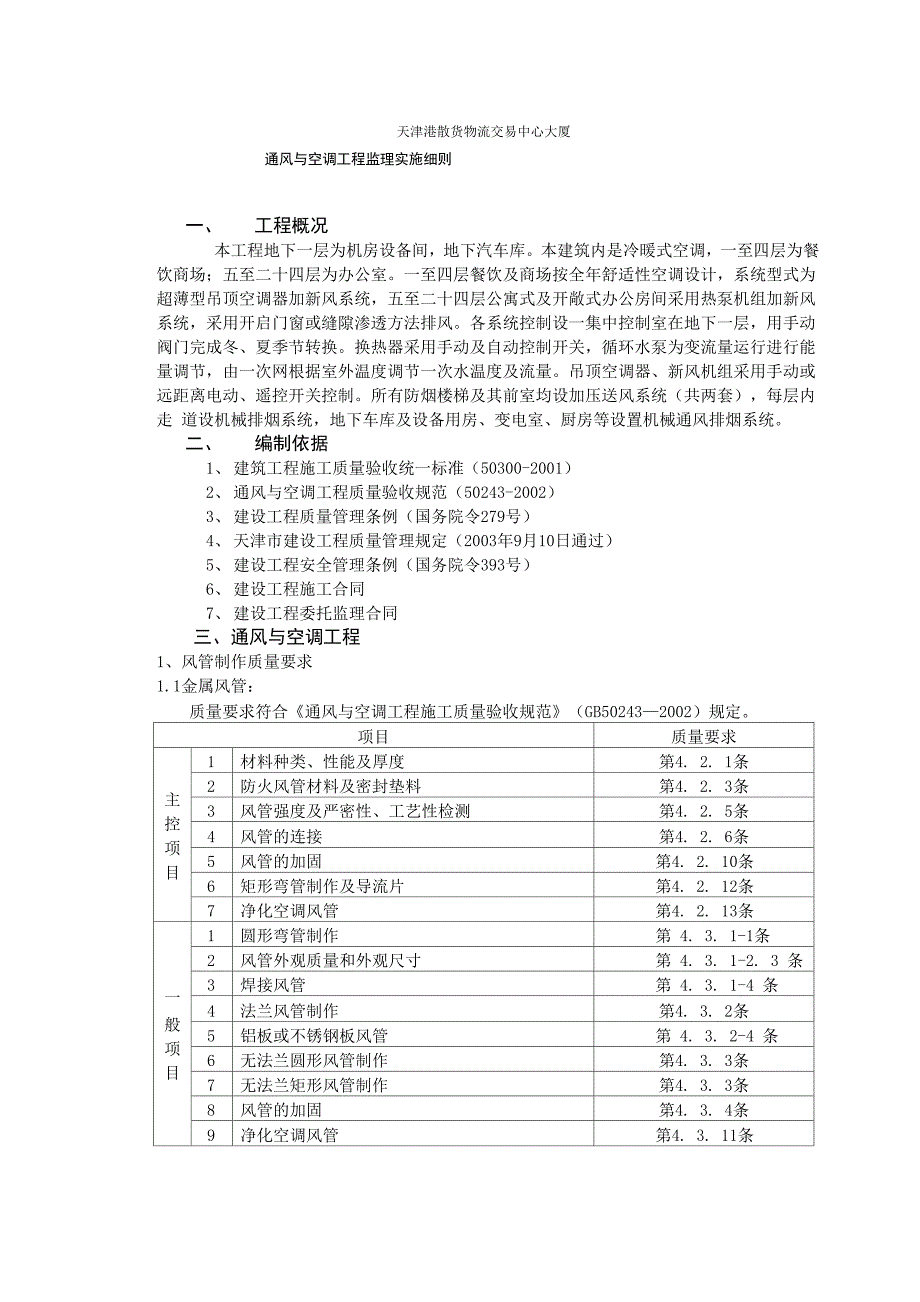 暖通空调工程监理细则细则_第1页