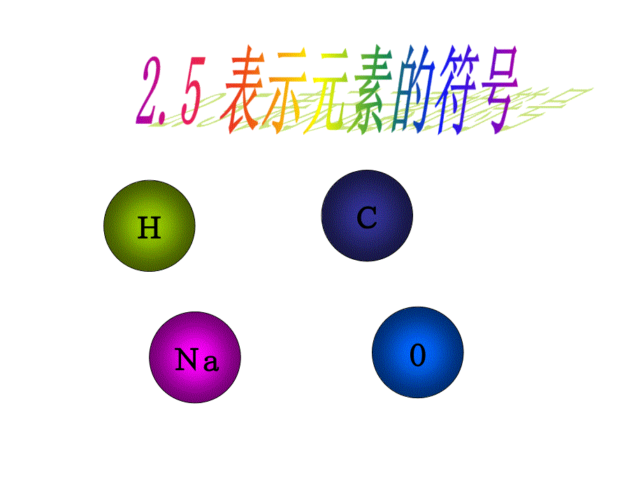 第五节表示元素的符号课件_第4页