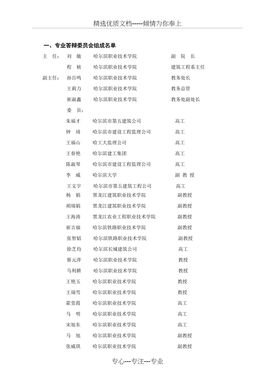 2012届(2009级)建筑工程技术专业毕业答辩程序册(新)_第2页