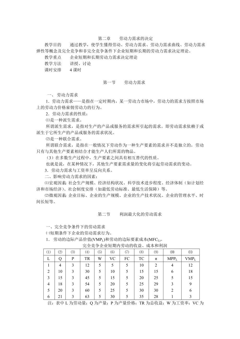 劳动经济学教案 曾湘泉版_第3页