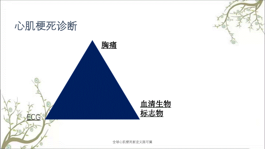 全球心肌梗死新定义陈可冀_第3页