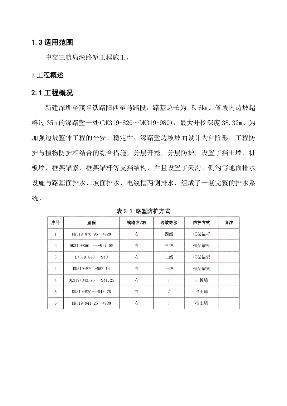 深挖路堑安全专项施工方案_第4页