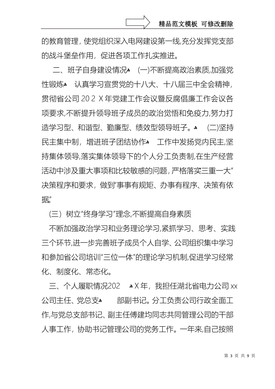 班子成员述职报告_第3页