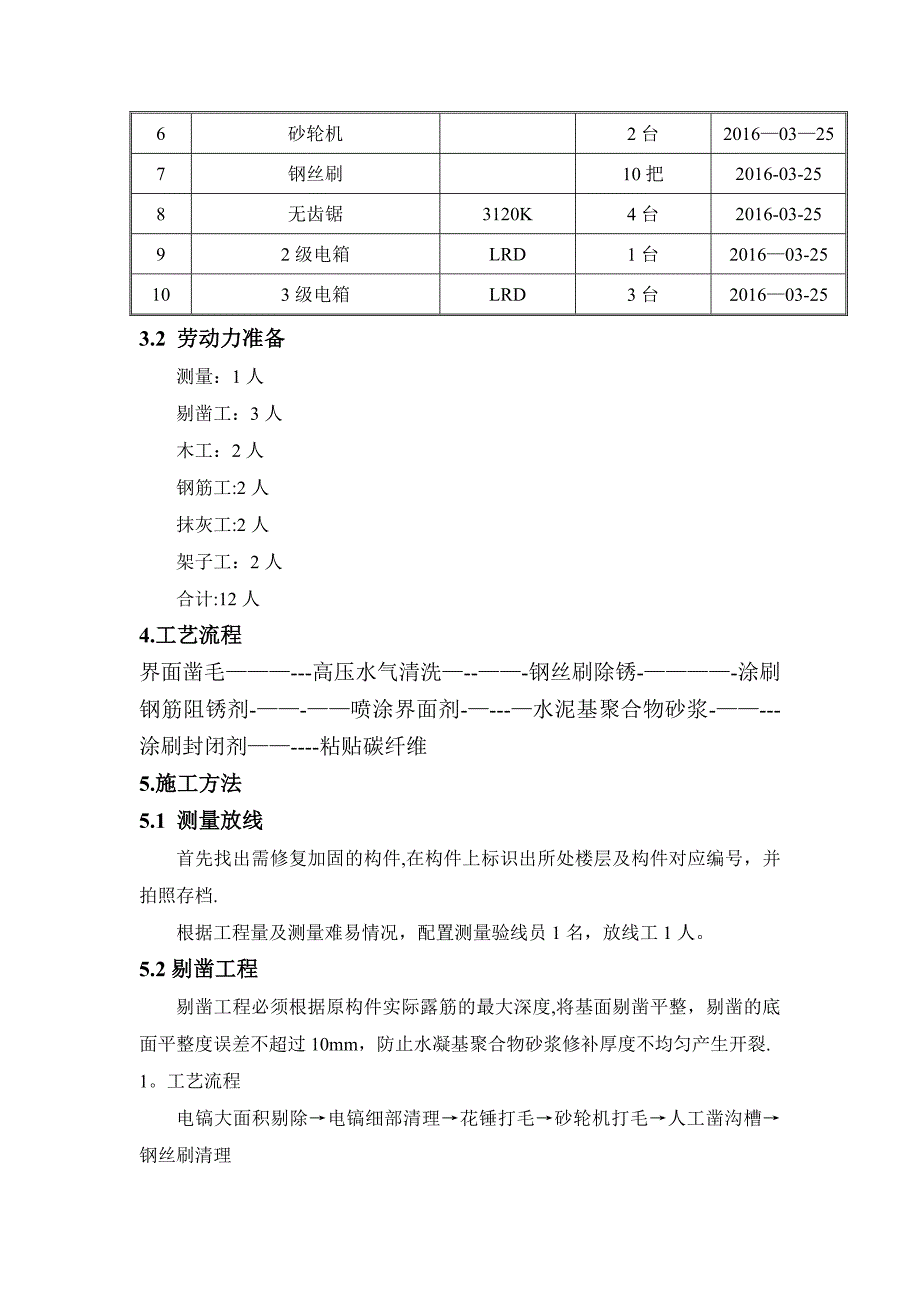 改造加固_聚合物砂浆施工方案_第4页