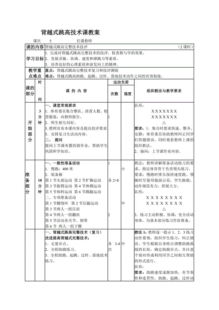 背越式跳高技术课教案4_第1页