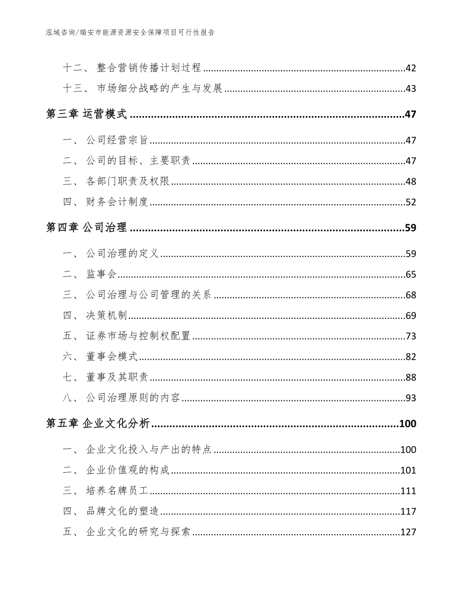 瑞安市能源资源安全保障项目可行性报告【模板参考】_第2页