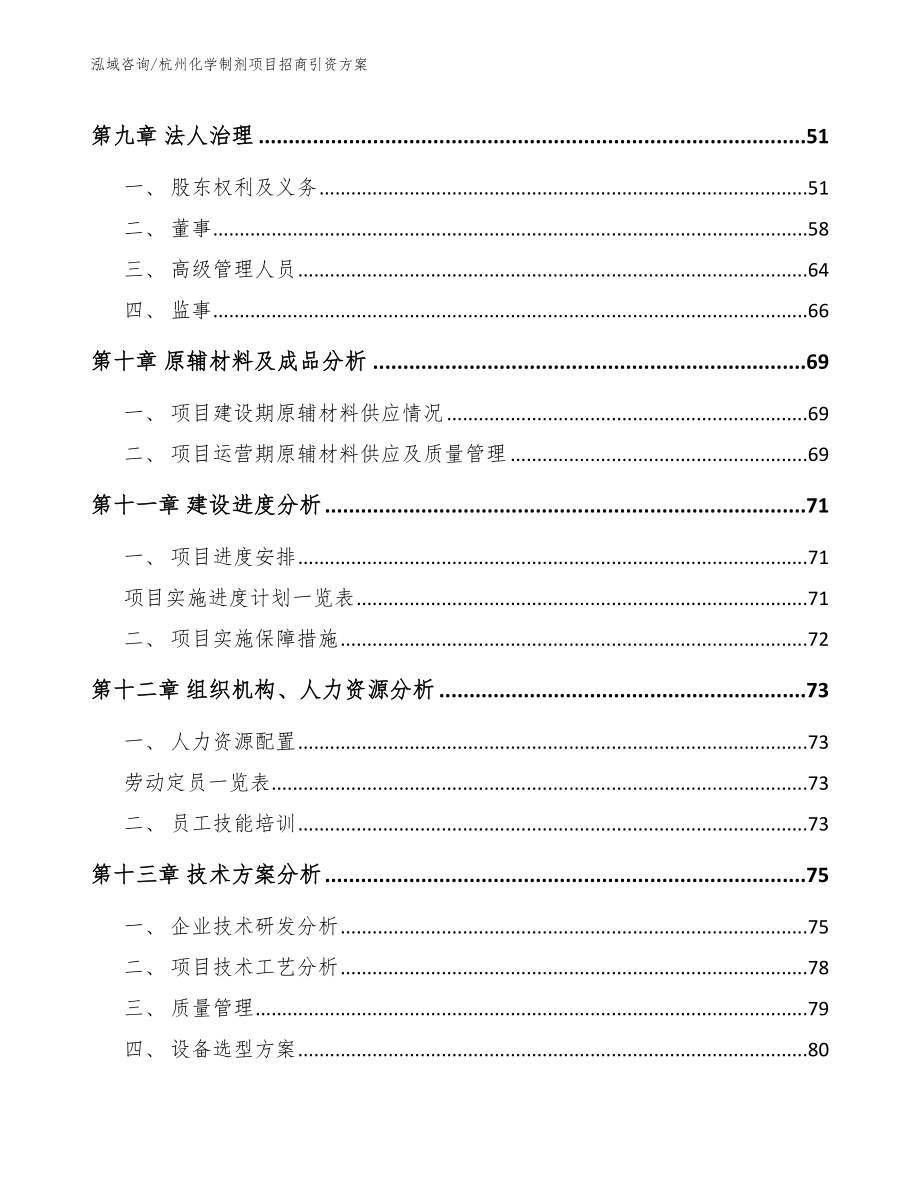 杭州化学制剂项目招商引资方案_第3页