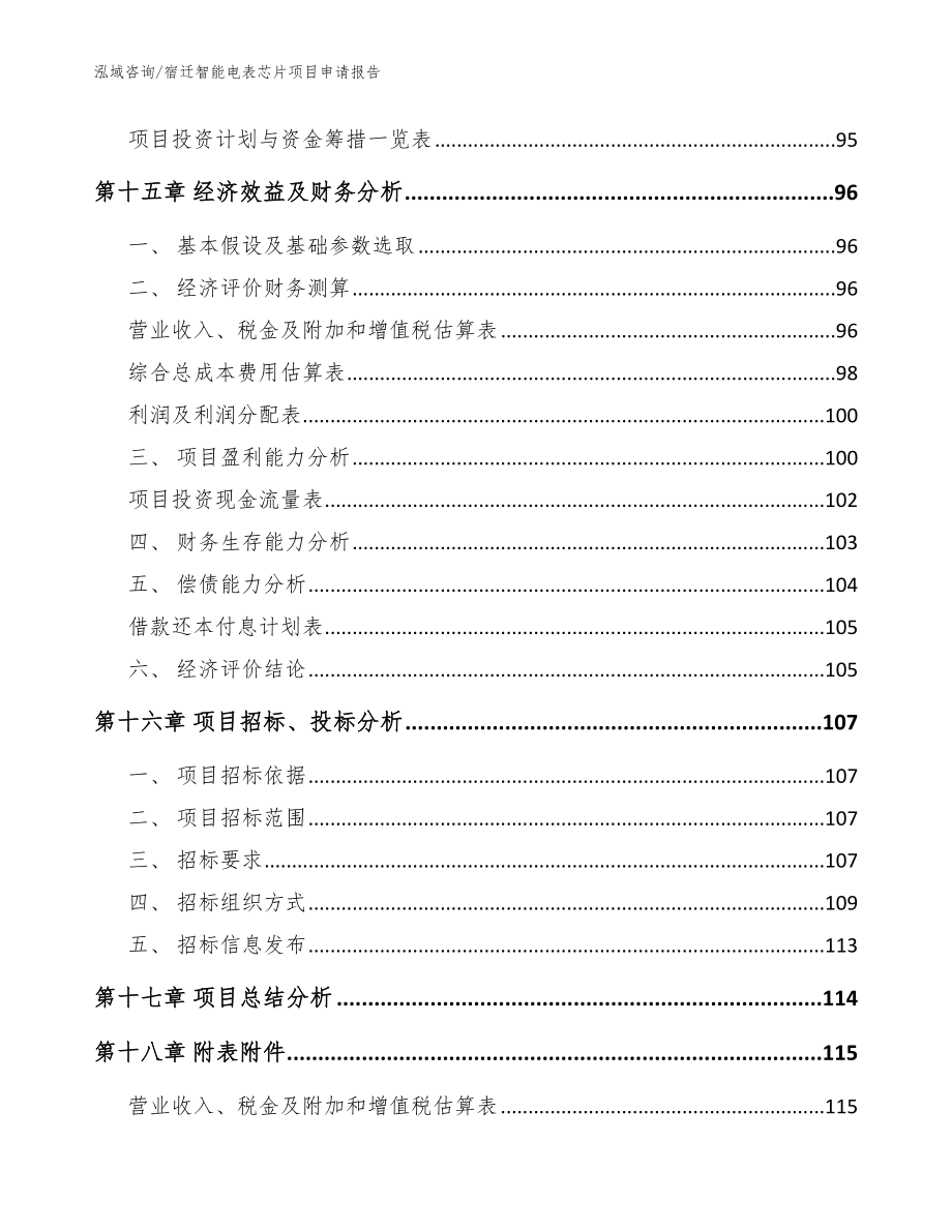 宿迁智能电表芯片项目申请报告模板参考_第5页