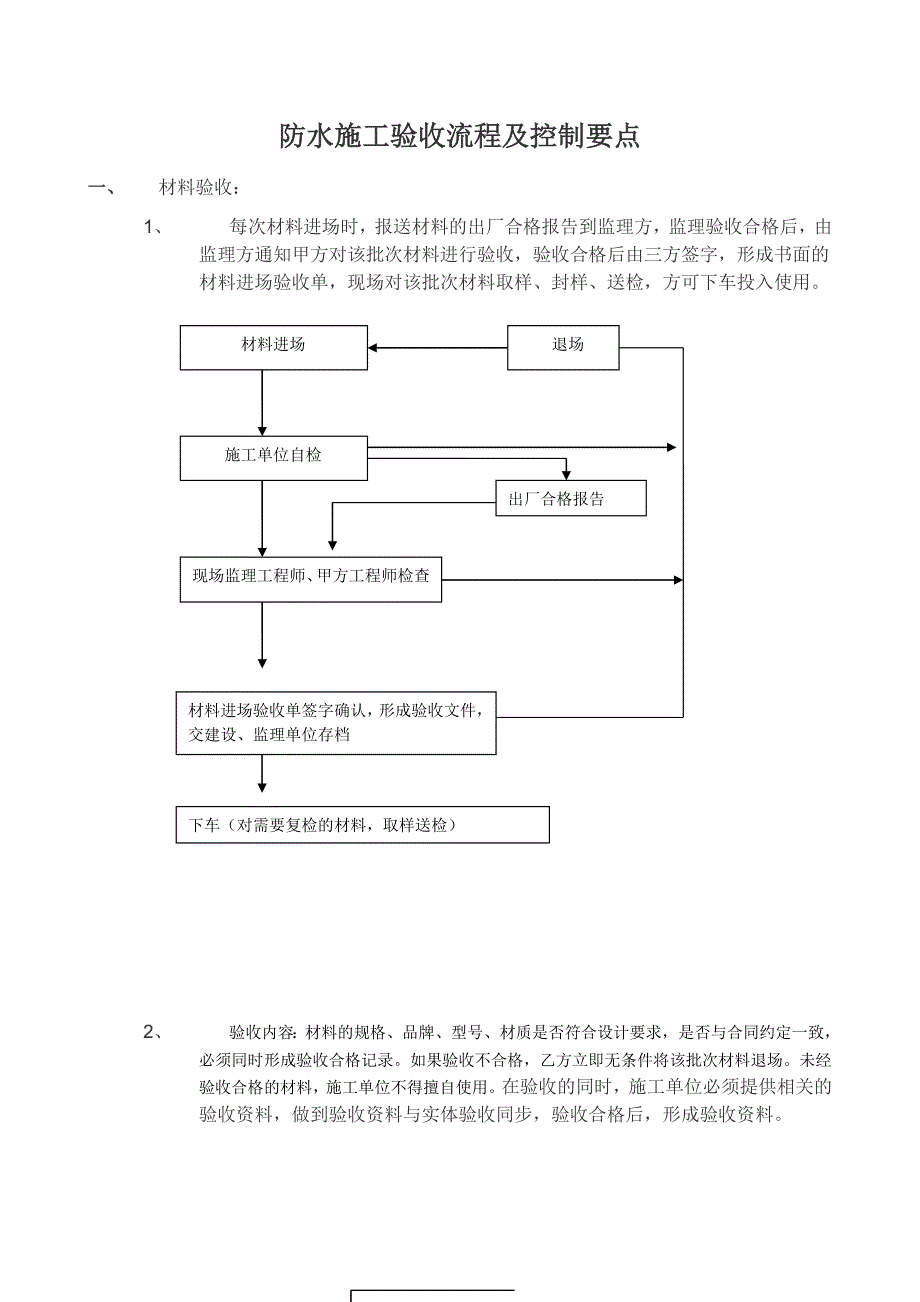 防水施工验收流程及控制要点.doc_第1页