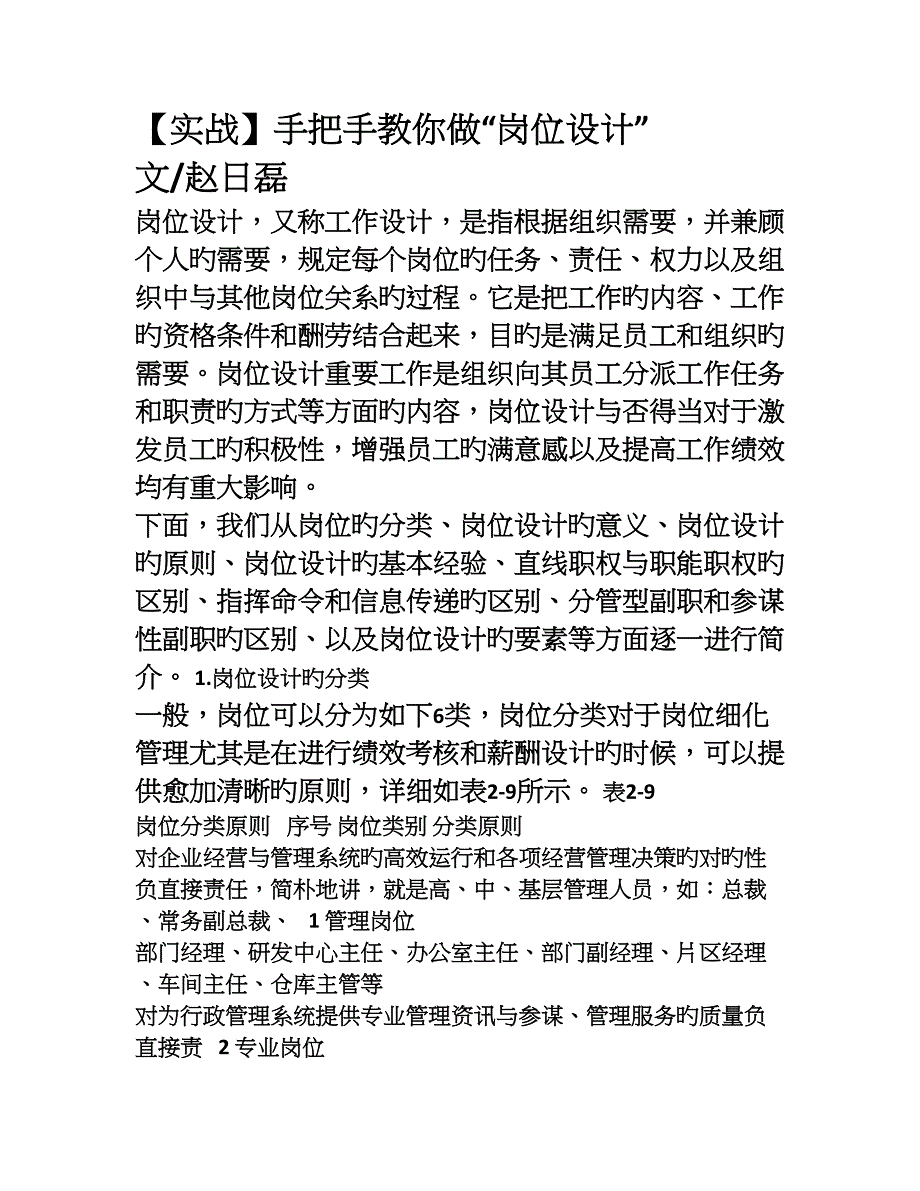 实战手把手教你做岗位设计_第1页