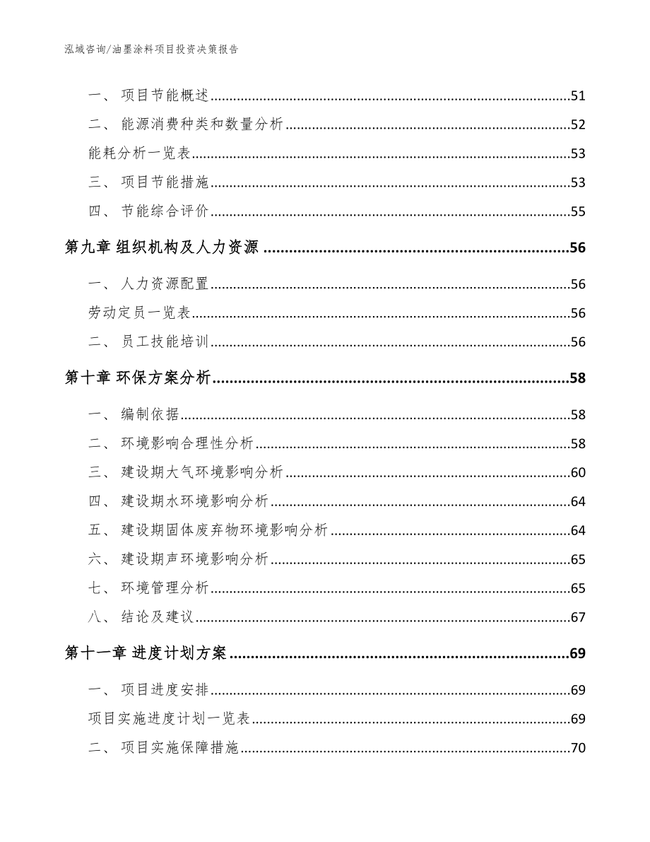 油墨涂料项目投资决策报告模板范文_第3页