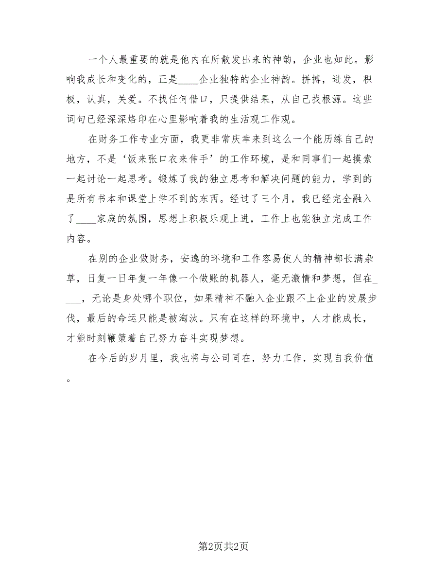 2023企业财务个人年终工作总结（2篇）.doc_第2页