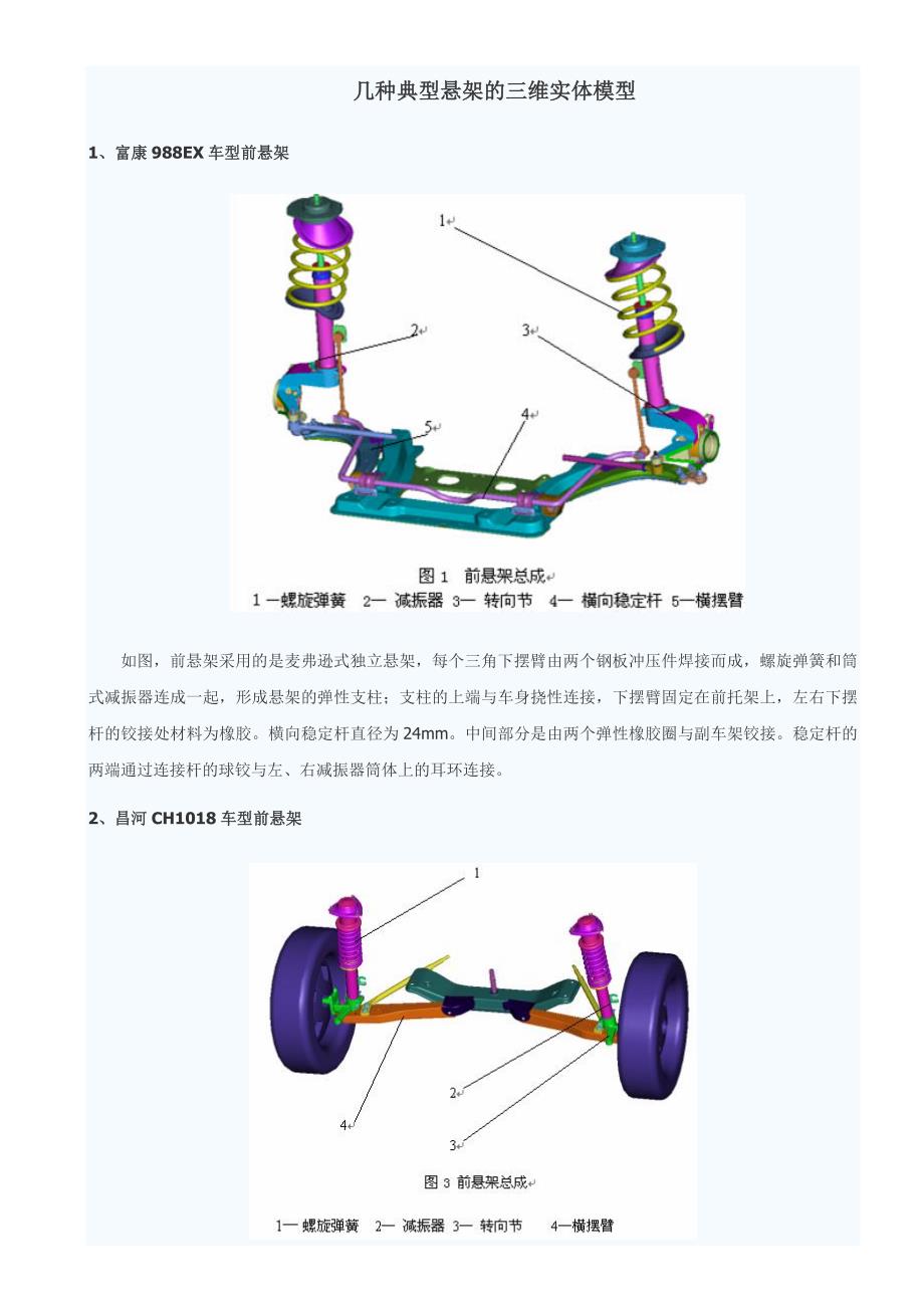 几种典型悬架的三维实体模型_第1页