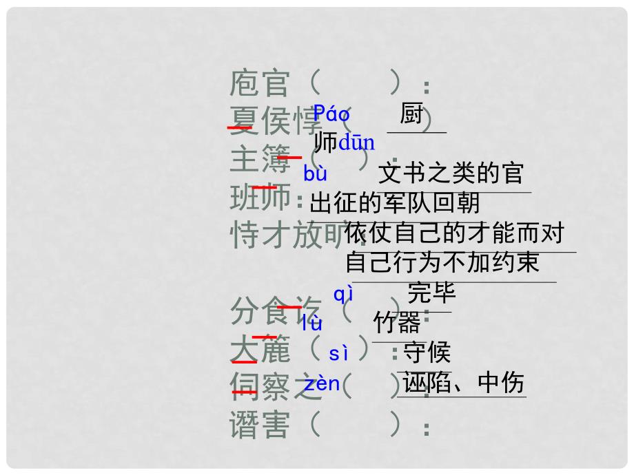 山东省曲阜市书院街道中学九年级语文上册《杨修之死》课件 新人教版_第2页