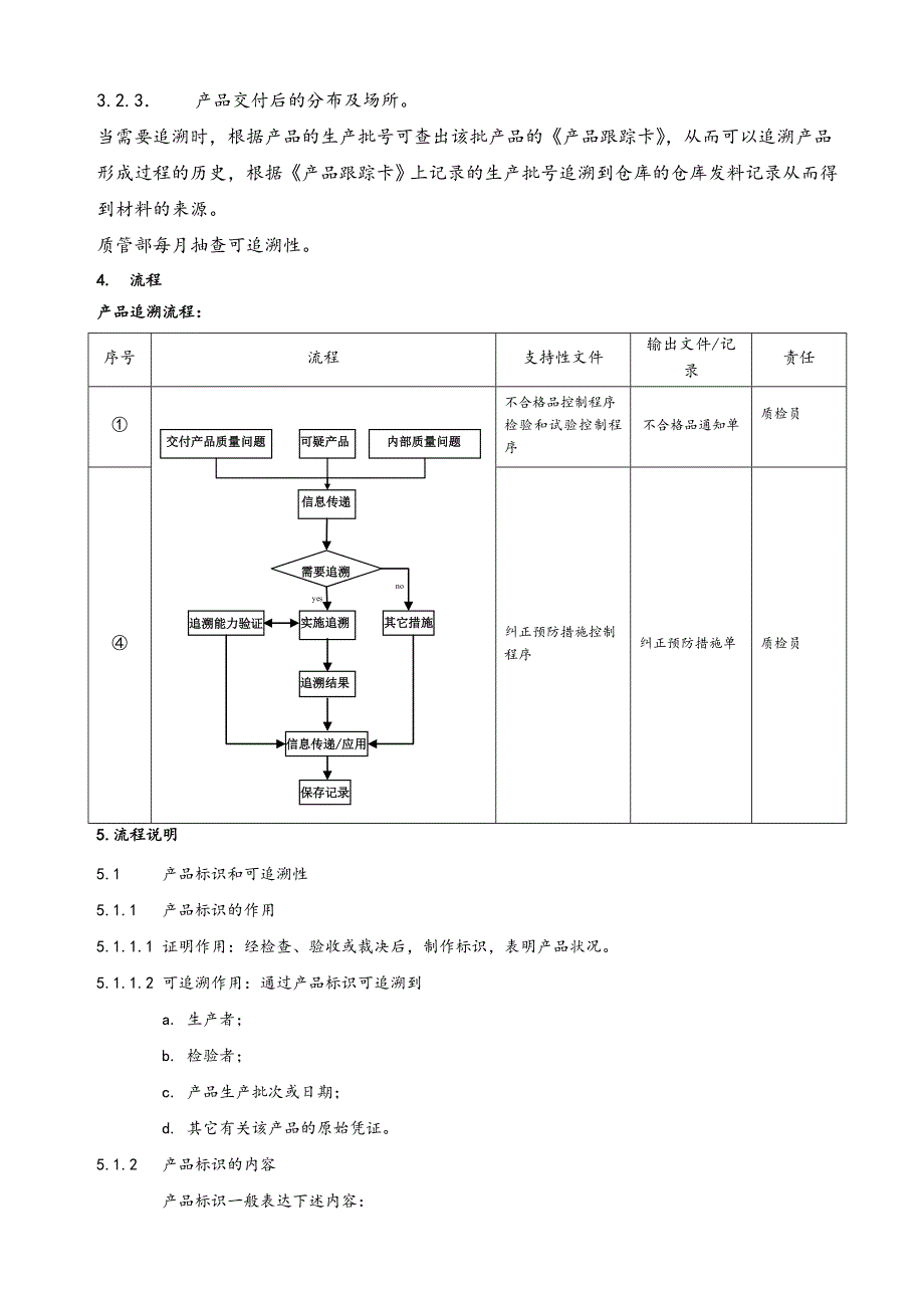 产品标识及可追溯性控制程序文件_第3页