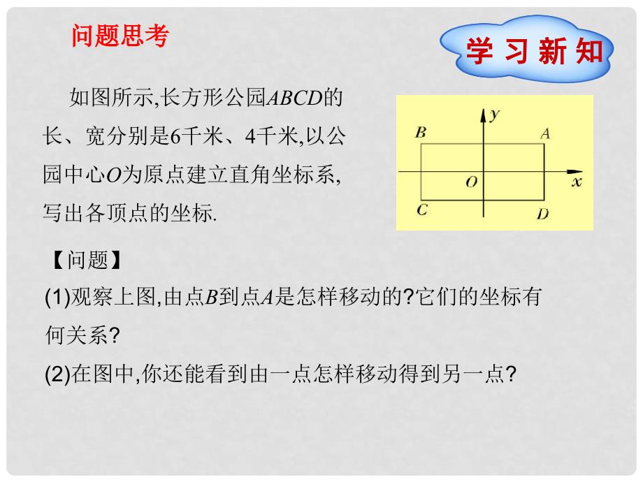 八年级数学下册 19.4 坐标与图形的变化（第1课时）课件 （新版）冀教版_第2页