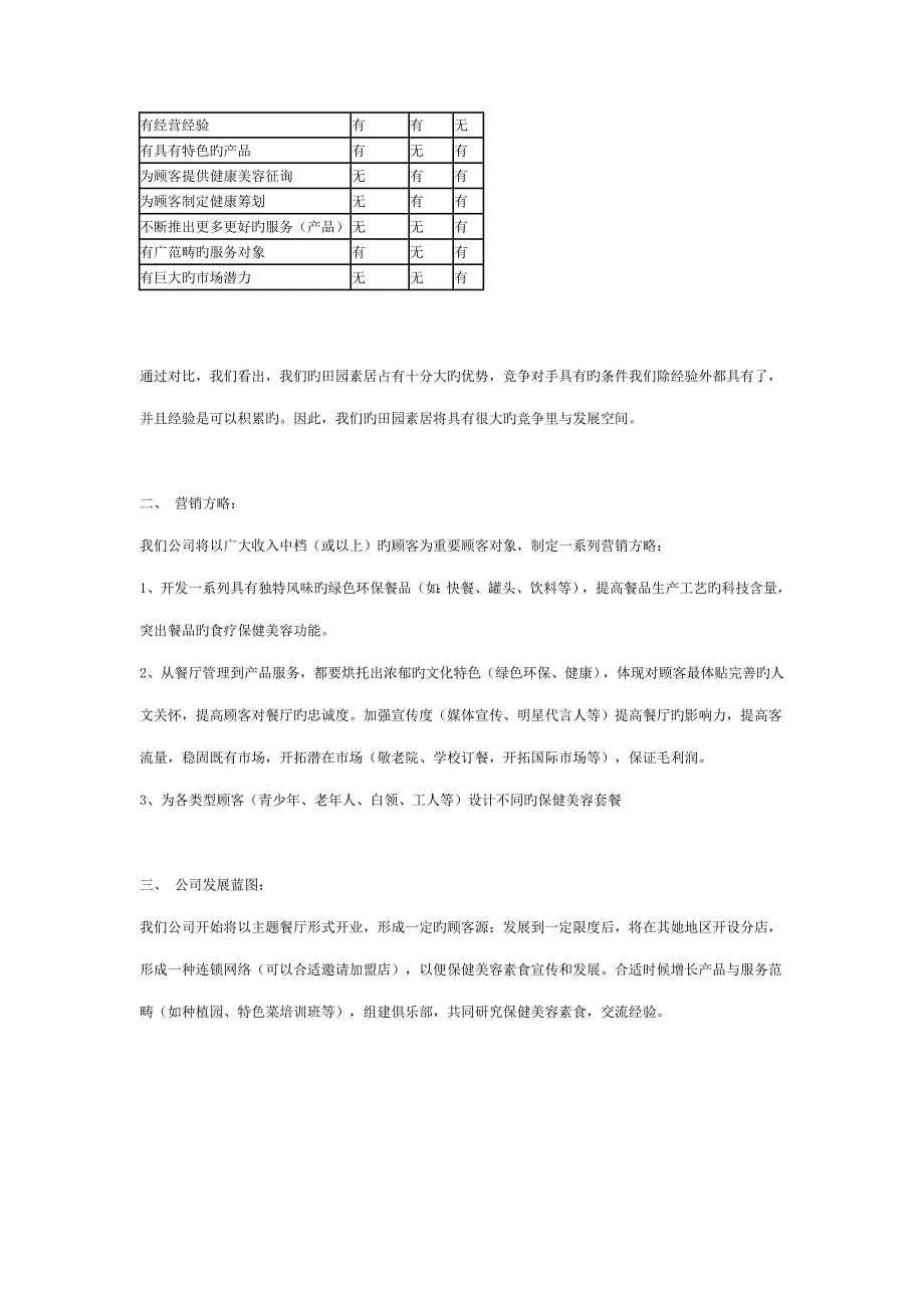 绿色餐饮公司创业综合计划书_第4页