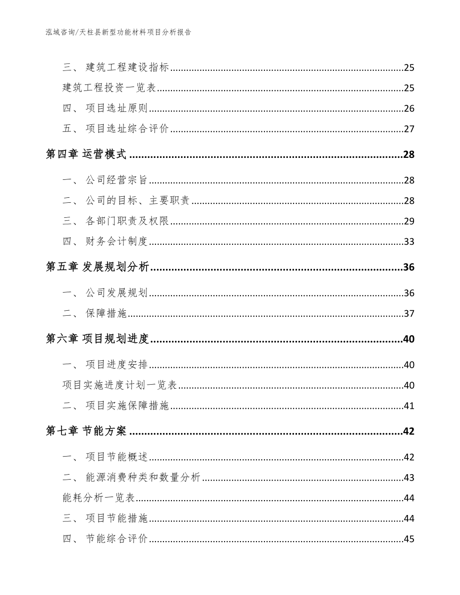 天柱县新型功能材料项目分析报告_模板范文_第4页