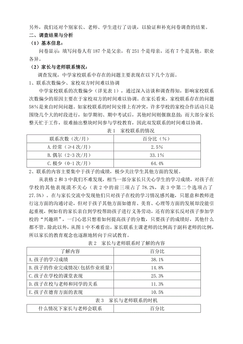 家校联系调查报告_第2页