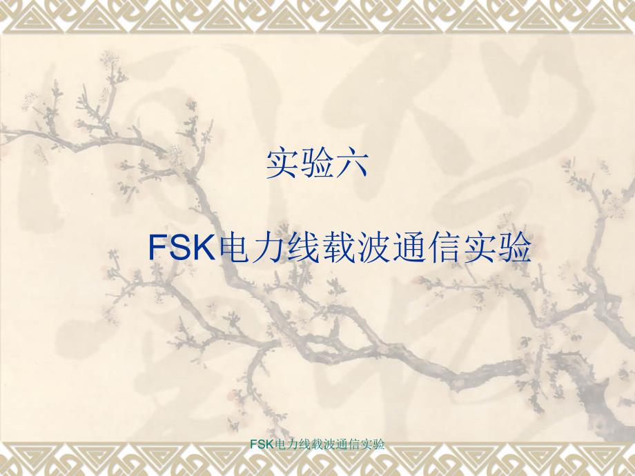 FSK电力线载波通信实验课件_第1页