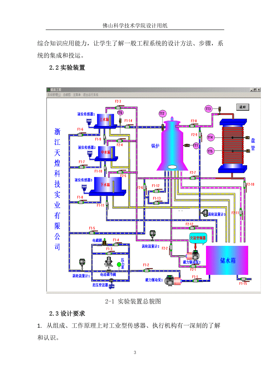 锅炉课程设计THJ2型高级过程控制系统实验装置_第3页