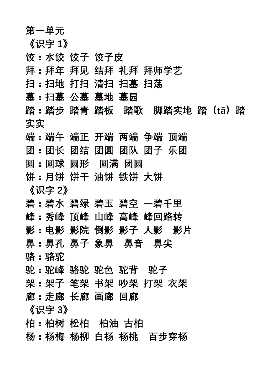 苏教版语文第四册生字扩词.doc_第1页