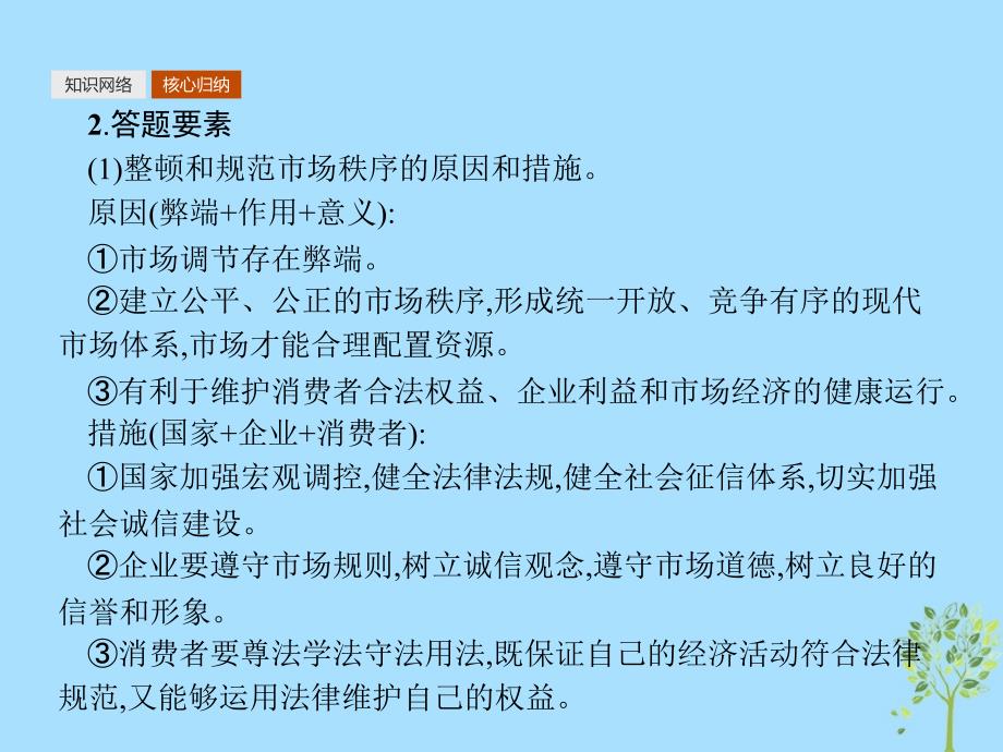 2018-2019学年高中政治 单元整合4 第四单元发展社会主义市场经济课件 新人教版必修1_第4页