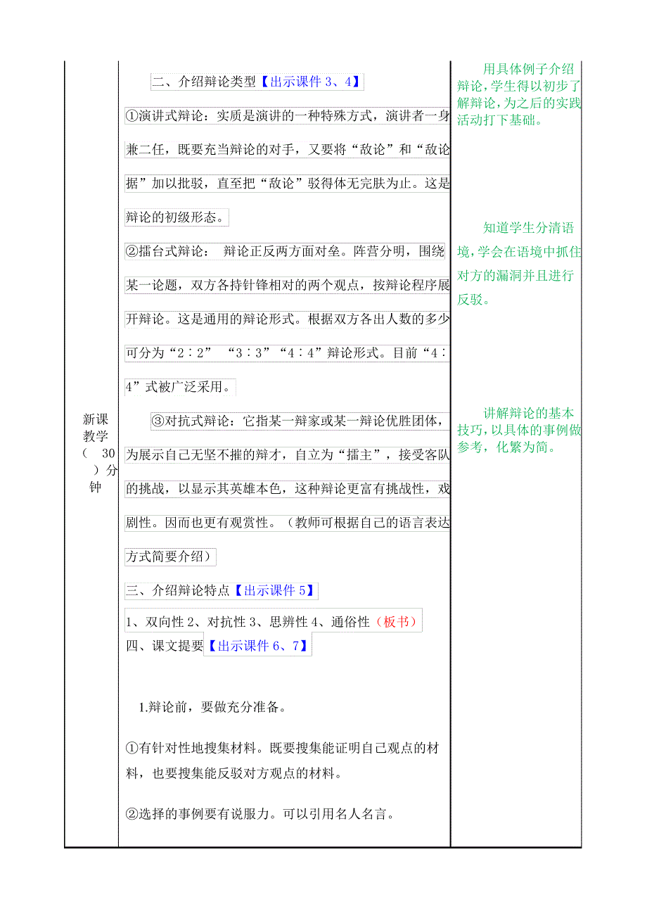 部编版六年级语文下册教案-口语交际：辩论教案_1_第2页