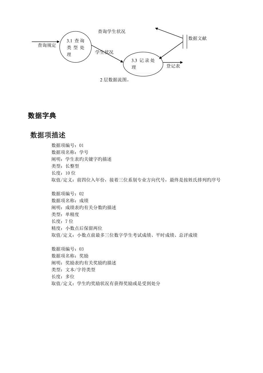 学生学籍管理系统的设计_第5页