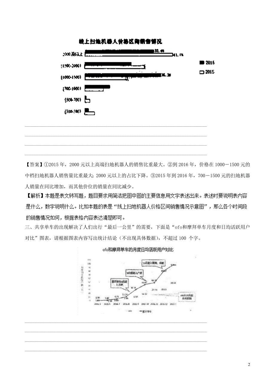 2018年高三语文一轮总复习（语言文字应用 图文转写）第05课 模拟考试（含解析）_第2页