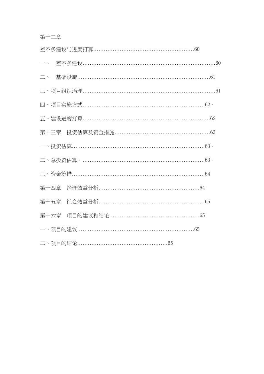 蓝田空心砖建设项目可行性研究报告(DOC 61页)_第5页