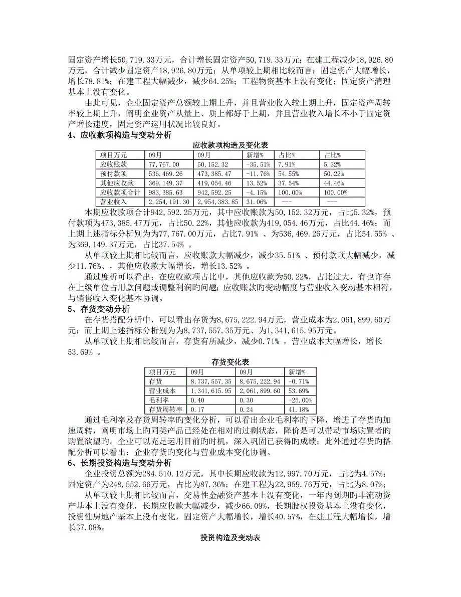 分析分分析析万科A财务报表_第4页