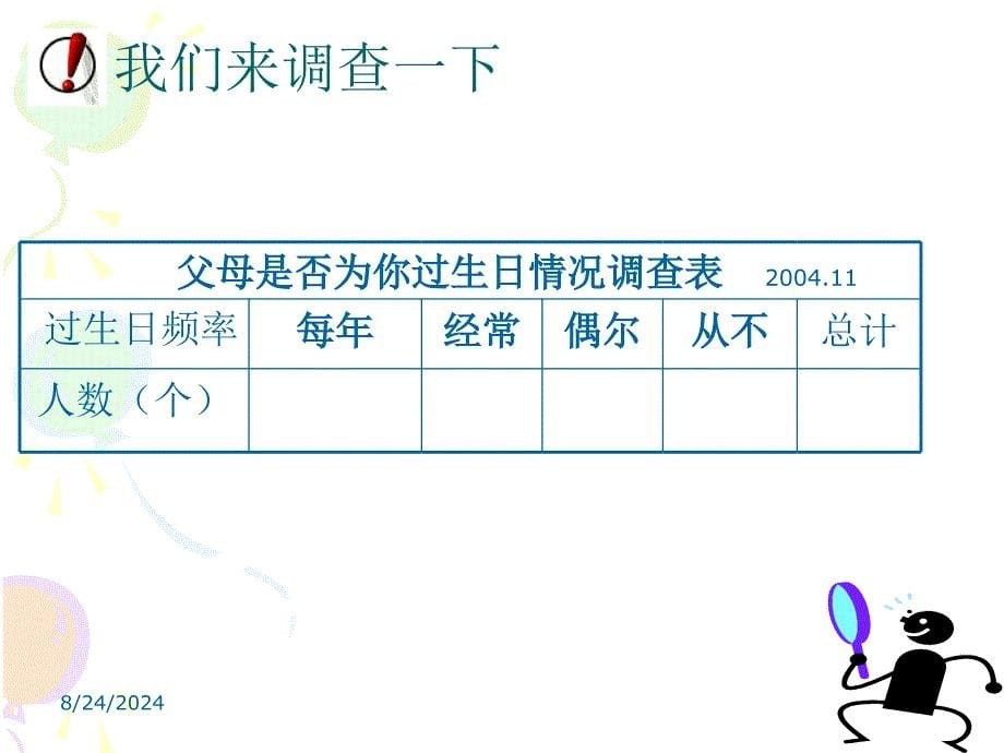 北师大七年级上6.3扇形统计图课件_第5页