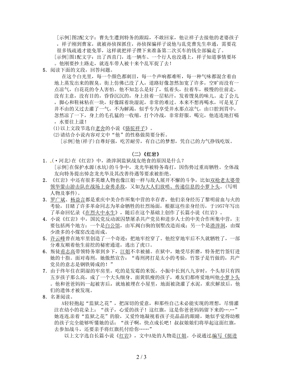 2019-2020学七年级语文下册专项复习七名著阅读习题新人教版.doc_第2页