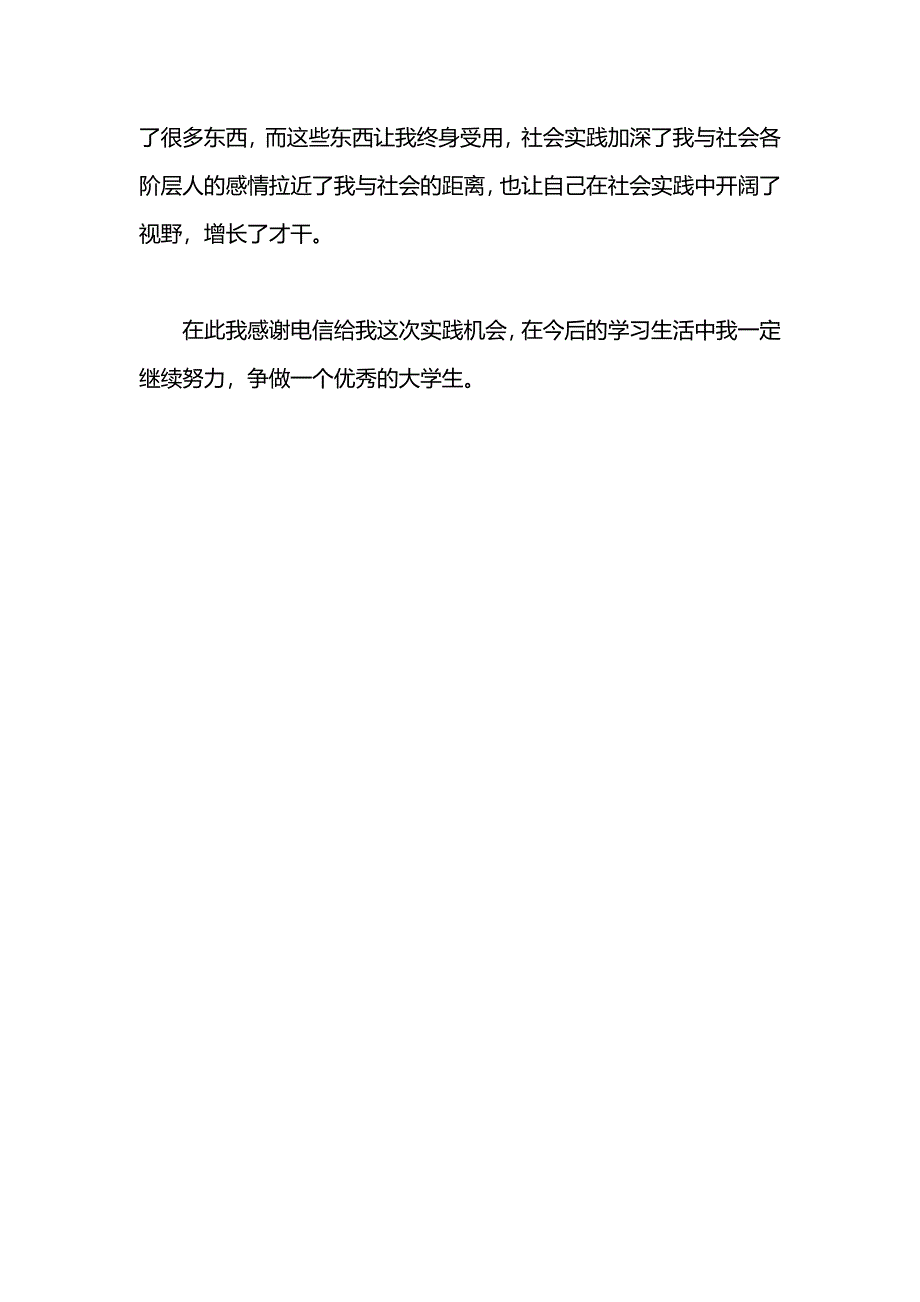 暑假中国电信社会实践报告_第3页